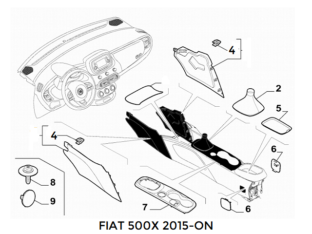 Clip Dashboard/Console Trim