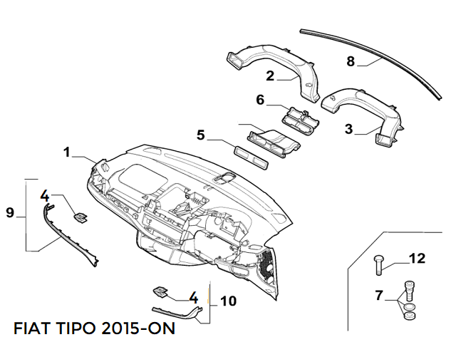 Clip Dashboard/Console Trim