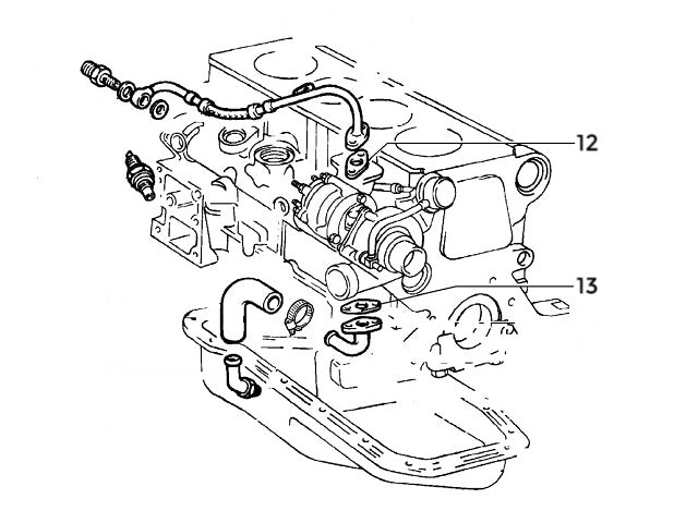 Turbo Oil Feed Gasket | Integrale