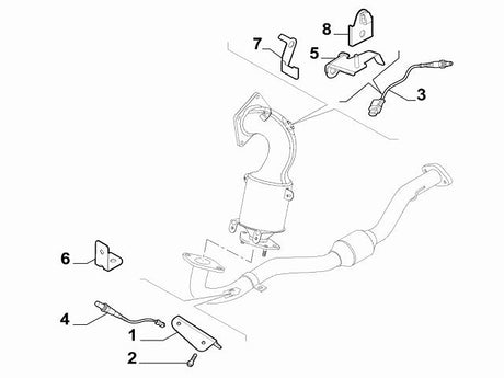 Lambda Sensor Pre-Cat | Abarth 500 595 695 (04H)