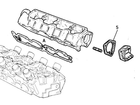 Inlet Camshaft End Gasket | Integrale 8V