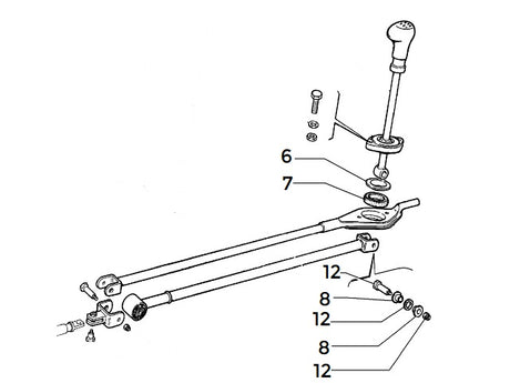 Bolt Set Gear Lever | Integrale