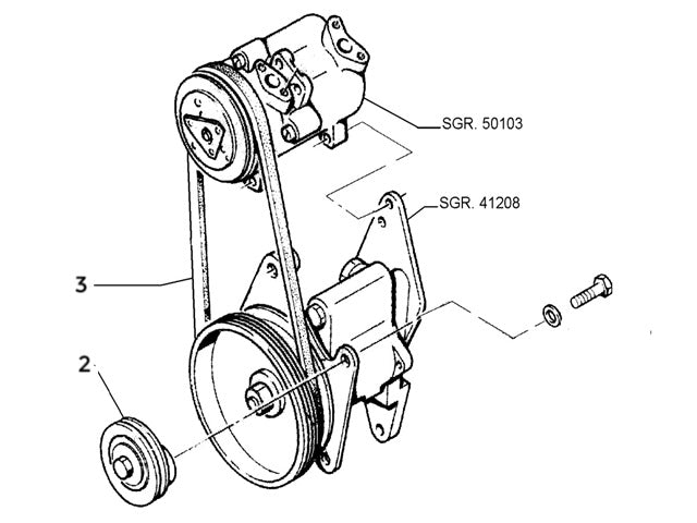 Tensioner Bearing Air Con Belt | Evolution