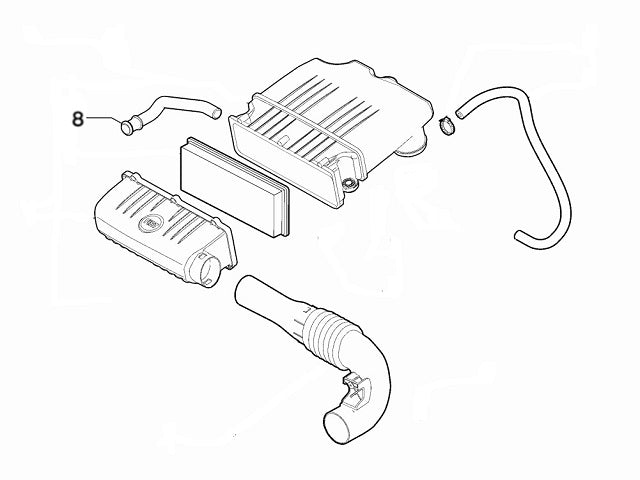 Engine Breather Hose | Fiat 500 1.2 8V