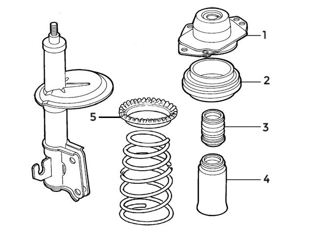 Bump Stop Front Shock Absorber | Alfa Romeo 155 Q4