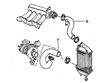 Turbo/Intercooler Hose | Integrale