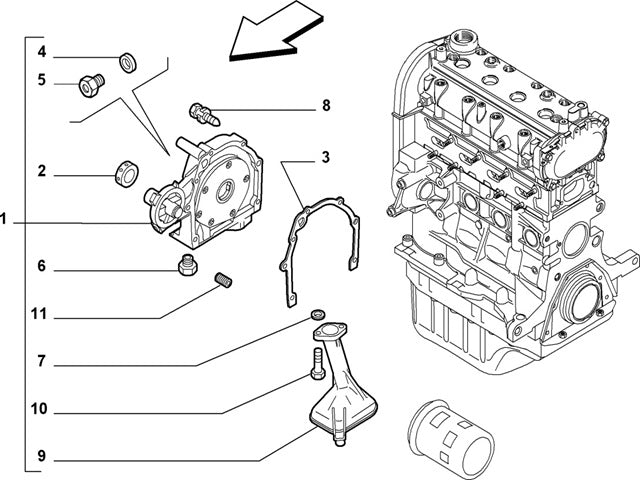 Oil Pump Gasket | Abarth Punto