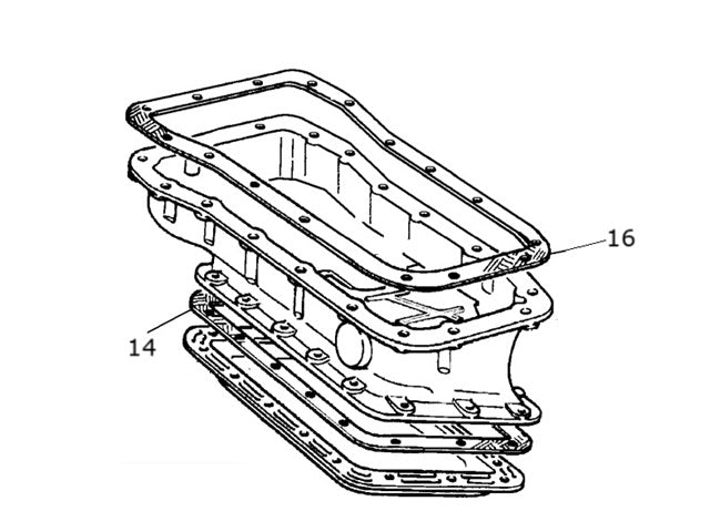 Sump Gasket Upper Uprated | Integrale