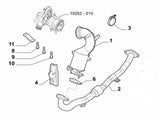 V Band Clamp Catalytic Converter to Turbo | Abarth Punto