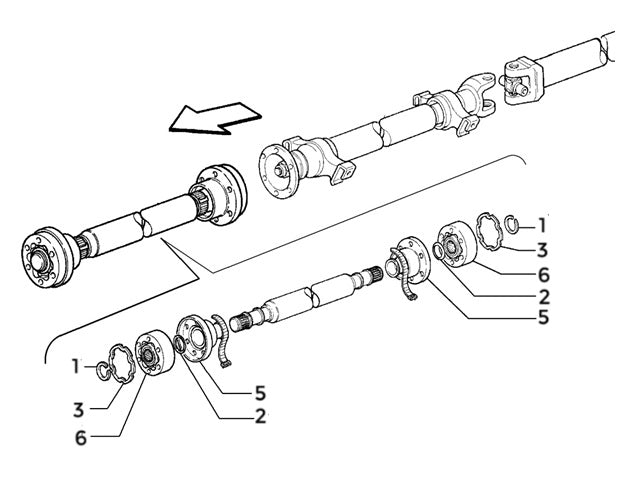 Gasket Prop Shaft Joint | Fiat Panda 4x4