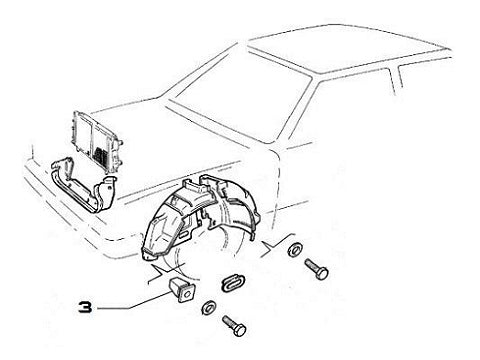 Clip Wheel Arch Liner | Integrale