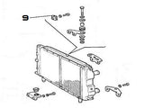 Speed Clip (Radiator) Integrale & Evolution - AE CAR - 2