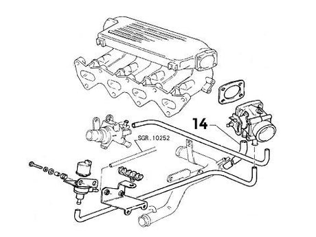 Coolant Hose Water Rail/Throttle Body | Integrale