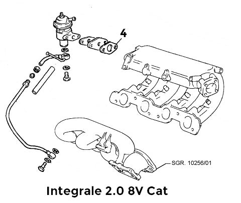 Inlet Manifold Side Gasket | Integrale