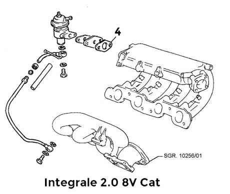 Inlet Manifold Side Gasket | Integrale