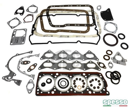 Engine gasket set for Lancia Delta HF Integrale & Evolution 2.0 16V (1989-1993) O.E. part number 5893560. Made in Italy by Spesso gaskets.