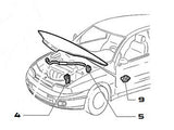 Clip (Bonnet Stay Rod Hinge End) - AE CAR - 2