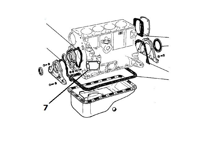 Oil Filter Housing Gasket | Fiat Lancia Twin Cam 1968-1978