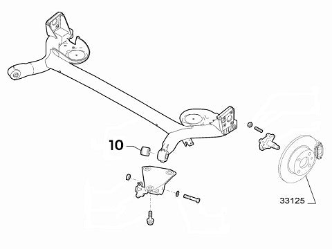 Powerflex Bush Set Rear Beam Subframe | Abarth 500 595 695