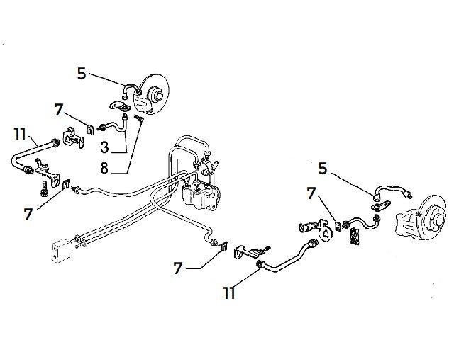 Clip Brake Pipe | Alfa Romeo 155 Q4