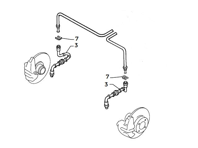 Clip Brake Pipe | Alfa Romeo 155 Q4