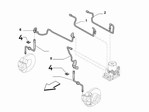 Brake Pipe Clip | Abarth Punto