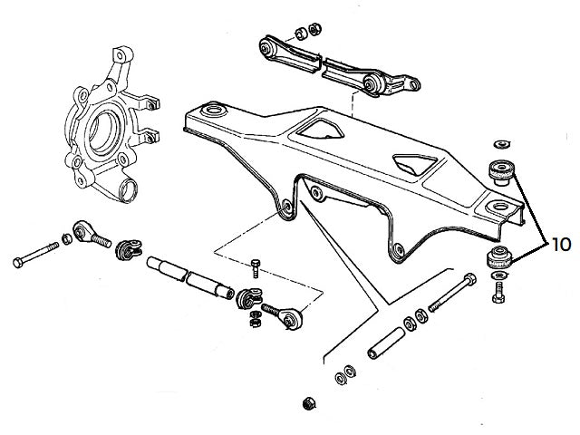 Powerflex Bush Set Rear Subframe | Integrale