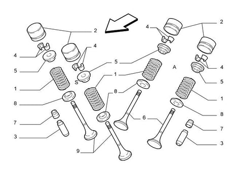 Valve Collet | Fiat Abarth 124 Spider