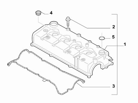 Cam Cover Gasket Set | Abarth Punto