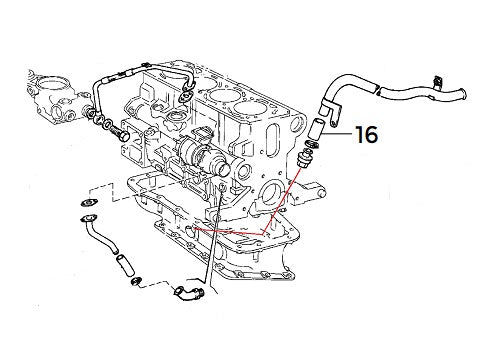 Oil Breather Return Hose | Alfa Romeo 155 Q4