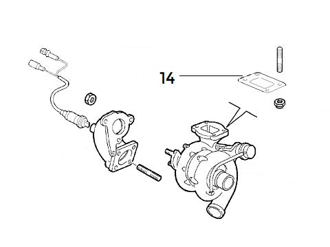 Exhaust Manifold to Turbo Gasket | Integrale