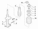 Front Shock Absorber Bump Stop/Protection Boot | Abarth 500 595 695