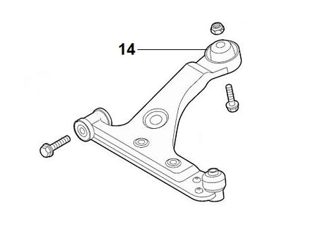 Powerflex Bush Set Front Suspension Arm, Rear | Abarth Punto