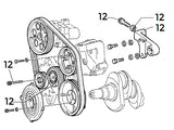 Auxiliary Belt Tensioner Pulley & Support | All Integrale