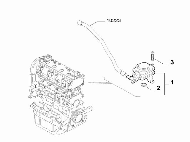 O-Ring Oil Segregator | Abarth 500 595 695