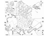 Coolant Pipe O Ring | Abarth 500 595 695