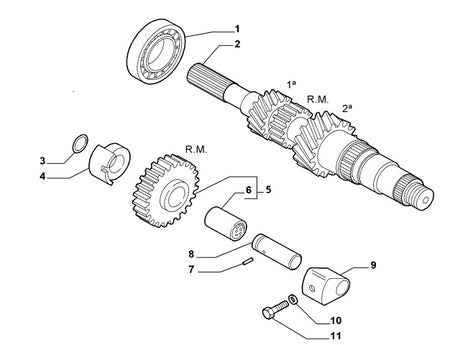 Bearing Gearbox Primary Shaft Front | Abarth 500 595