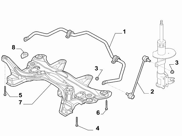 Drop Link Front Anti-Roll Bar | Abarth 500 595 695