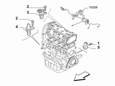 Crankshaft Sensor | Abarth 500 595 695