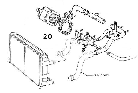 Thermostat Gasket | Integrale 16V