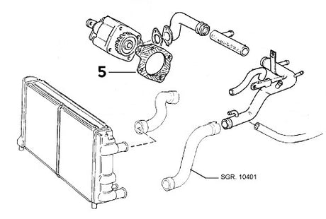 Water Pump Gasket | Integrale 8V