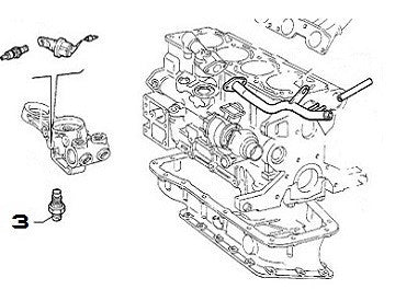 Oil Temperature Sender Integrale & Evolution - AE CAR - 2